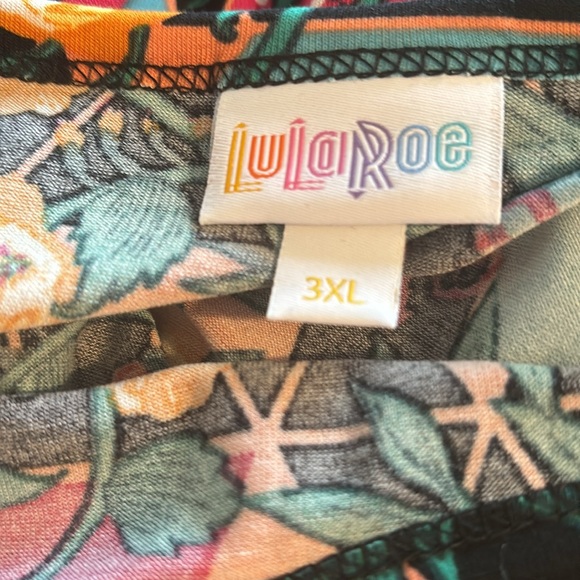 LulaRoe Debbie Floral Print Dress size 3X NWT - Picture 8 of 9